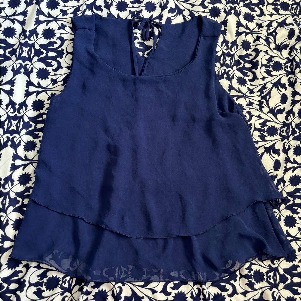 navy blue blouse